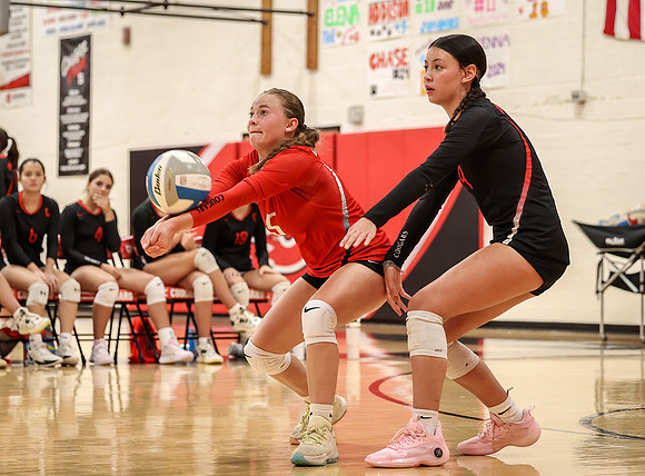 Centennial vs Mounds View Girls B Volleyball 94