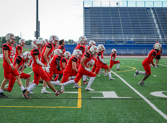 Centennial vs STMA JV Football 59
