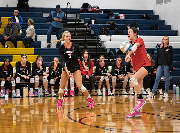 Centennial vs Totino-Grace Girls Varsity Volleyball 140