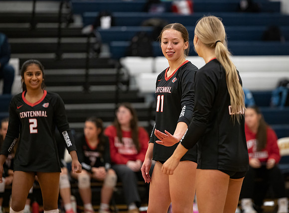 Centennial vs Totino-Grace Girls Varsity Volleyball 233
