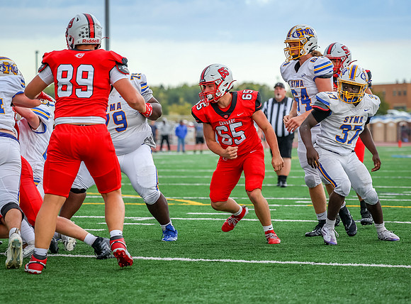 Centennial vs STMA JV Football 33