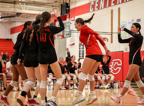 Centennial vs Mounds View Girls B Volleyball 72