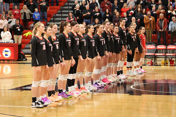 Centennial vs Coon Rapids Girls Varsity Volleyball 10