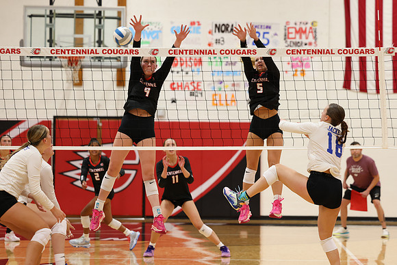 Centennial vs Cambridge-Isanti Girls Varsity Volleyball 84