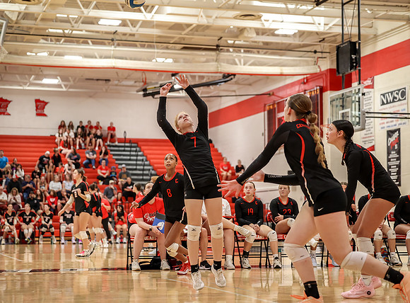 Centennial vs Mounds View Girls B Volleyball 67
