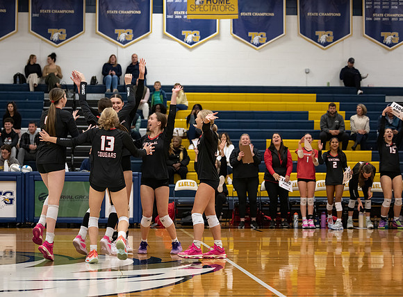 Centennial vs Totino-Grace Girls Varsity Volleyball 94