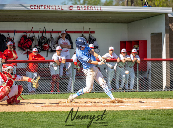 Centennial vs Blaine Varsity Baseball 098