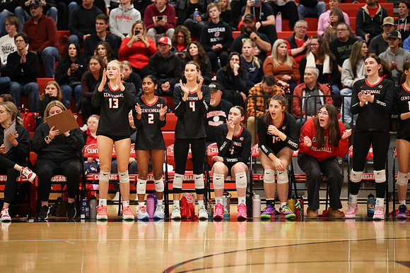 Centennial vs Coon Rapids Girls Varsity Volleyball 194