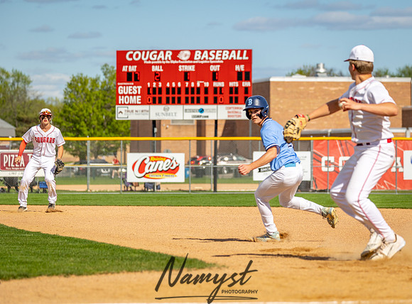 Centennial vs Blaine Varsity Baseball 082