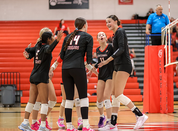 Centennial vs Coon Rapids Girls Varsity Volleyball 80