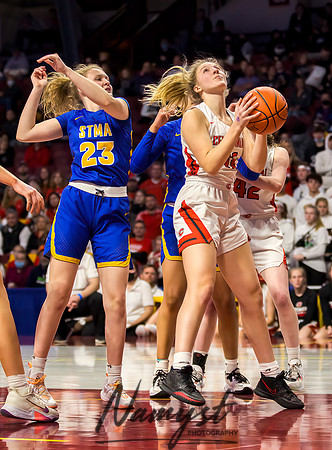 Centennial vs STMA Girls Basketball - State Tournament 218
