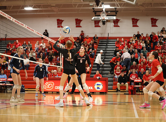 Centennial vs Blaine Girls Varsity Volleyball 222