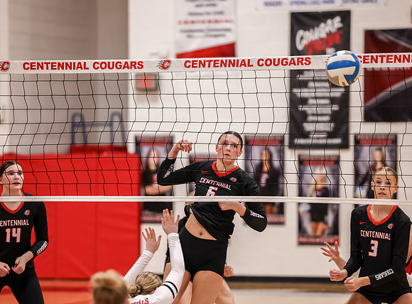 Centennial vs Coon Rapids Girls Varsity Volleyball 125