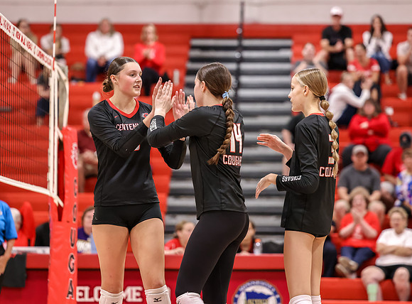 Centennial vs Coon Rapids Girls Varsity Volleyball 140