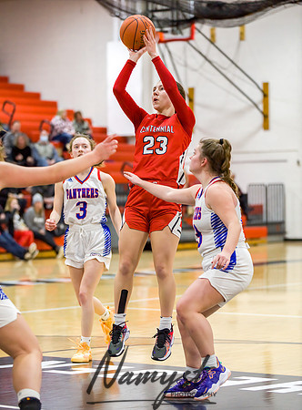 Centennial vs Spring Lake Park Girls Varsity Basketball 096