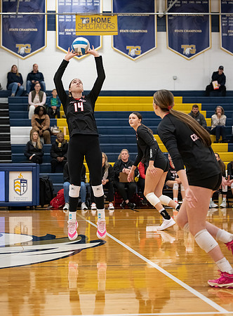 Centennial vs Totino-Grace Girls Varsity Volleyball 36