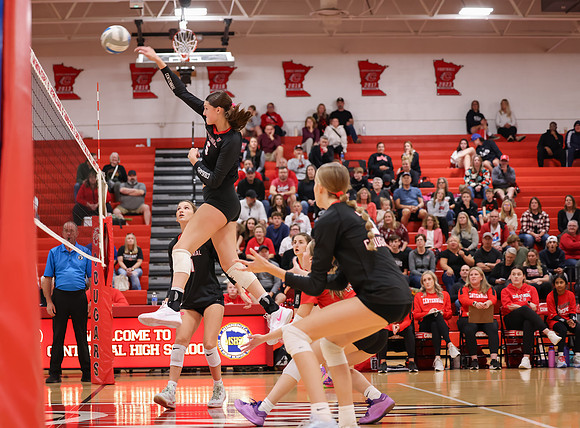 Centennial vs Hopkins Girls Varsity Volleyball 72