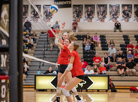 Centennial vs Andover Girls Varsity Volleyball 98