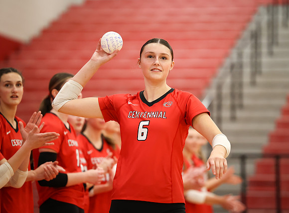 Centennial vs Anoka Girls Varsity Volleyball 60