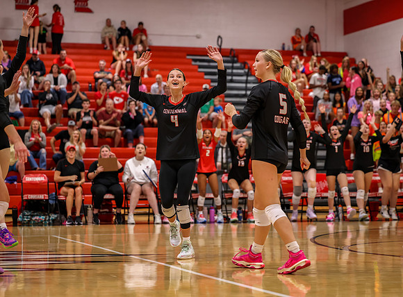 Centennial vs Duluth East Varsity Volleyball 50