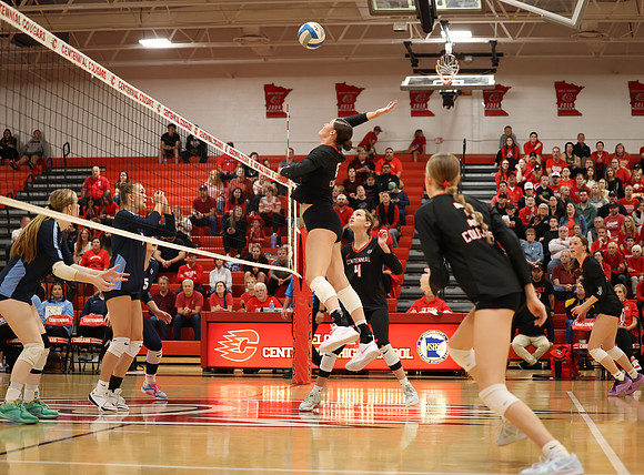 Centennial vs Blaine Girls Varsity Volleyball 66