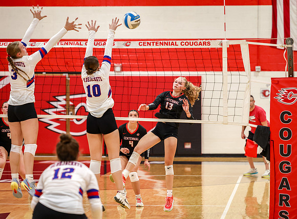 2952 Centennial vs Cambridge-Isanti Girls Varsity Volleyball