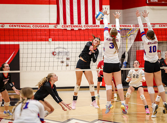2834 Centennial vs Cambridge-Isanti Girls Varsity Volleyball