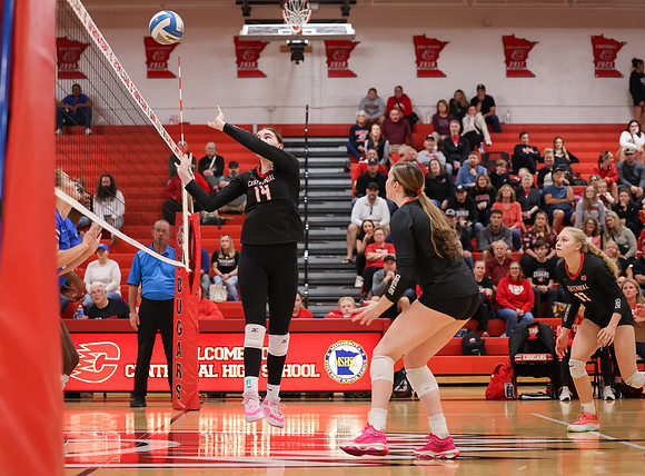 Centennial vs Hopkins Girls Varsity Volleyball 95