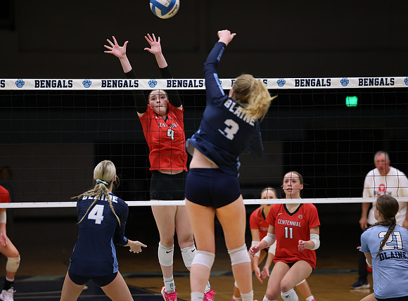 Centennial vs Blaine Girls Varsity Volleyball 167
