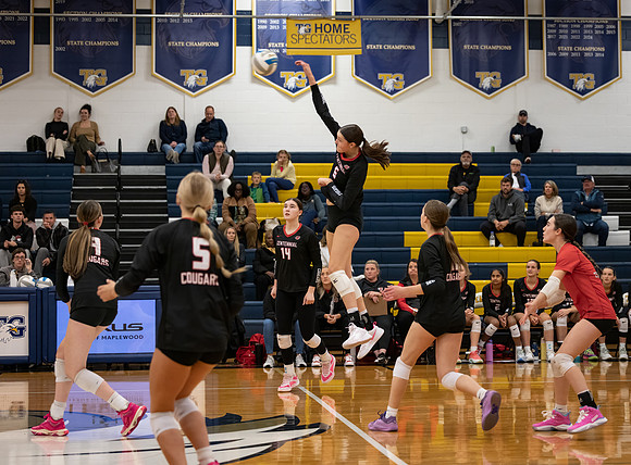 Centennial vs Totino-Grace Girls Varsity Volleyball 161