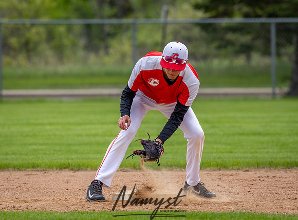 Centennial vs Washburn 9th Grade Baseball 059