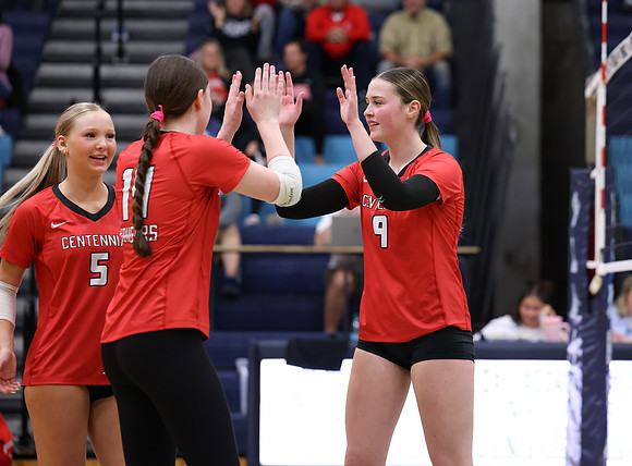 Centennial vs Blaine Girls Varsity Volleyball 38
