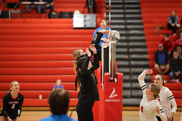 Centennial vs Coon Rapids Girls Varsity Volleyball 165