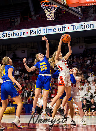 Centennial vs STMA Girls Basketball - State Tournament 217