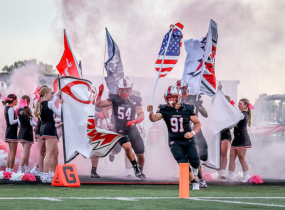Centennial vs Maple Gove Varsity Football 79