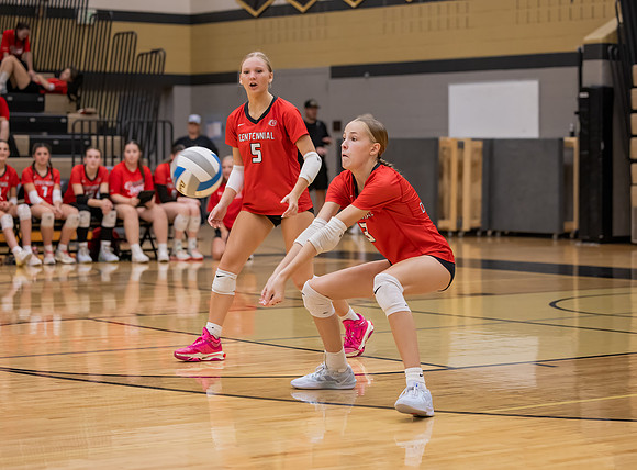 Centennial vs Andover Girls Varsity Volleyball 140