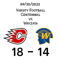 2022 09 30 Centennial vs Wayzata