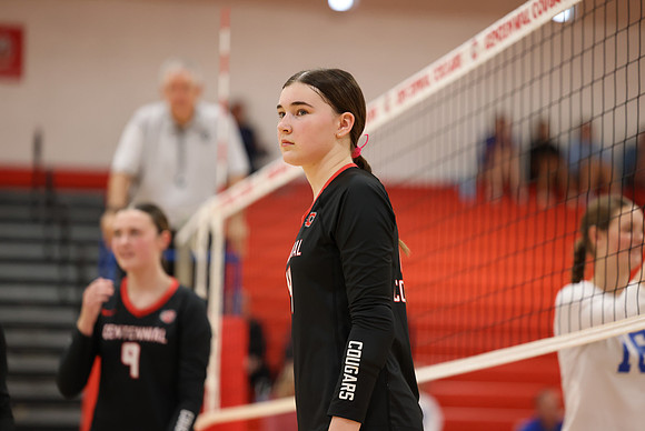 Centennial vs Cambridge-Isanti Girls Varsity Volleyball 32
