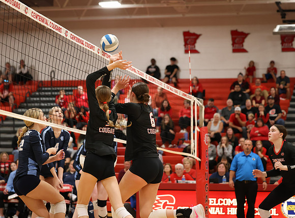 Centennial vs Blaine Girls Varsity Volleyball 257