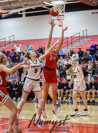 Centennial vs Andover Girls Varsity Basketball 025