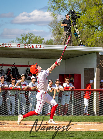Centennial vs Blaine Varsity Baseball 069