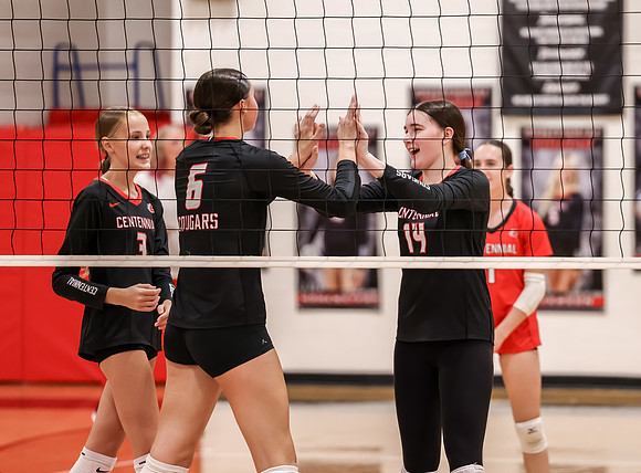 Centennial vs Coon Rapids Girls Varsity Volleyball 128