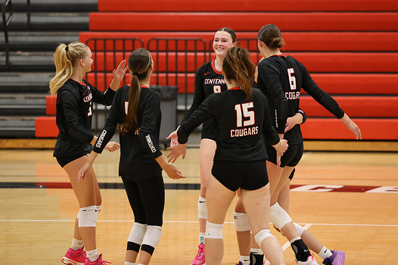 Centennial vs Cambridge-Isanti Girls Varsity Volleyball 103