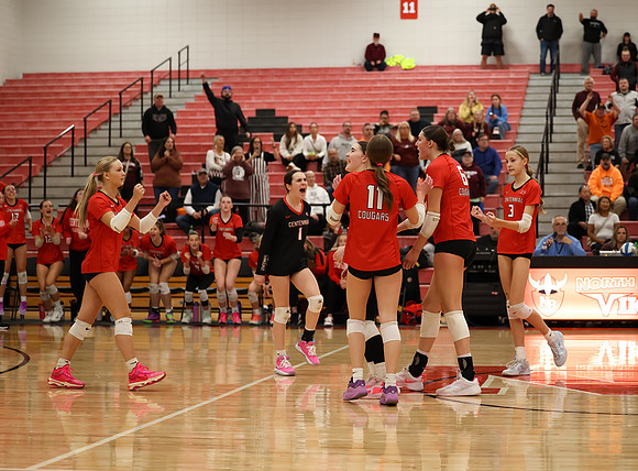 Centennial vs Anoka Girls Varsity Volleyball 396