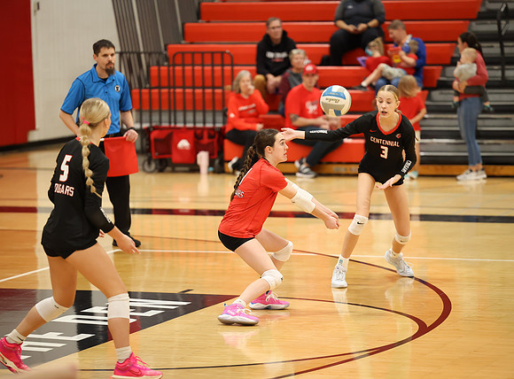 Centennial vs Blaine Girls Varsity Volleyball 158