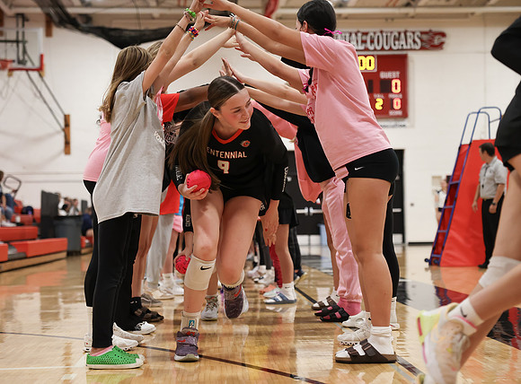 Centennial vs Champlin Park Girls Varsity Volleyball 10