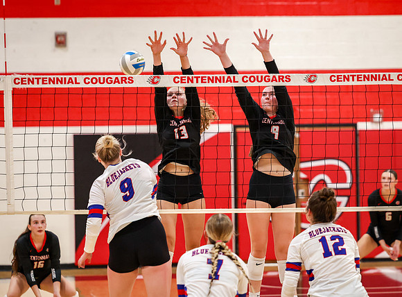 2850 Centennial vs Cambridge-Isanti Girls Varsity Volleyball