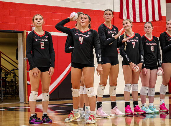 1974 Centennial vs Cambridge-Isanti Girls Varsity Volleyball