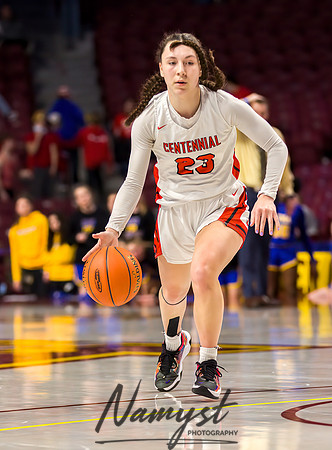 Centennial vs STMA Girls Basketball - State Tournament 208