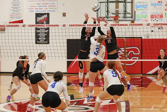 Centennial vs Cambridge-Isanti Girls Varsity Volleyball 90